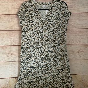 Gap NWT leopard dress